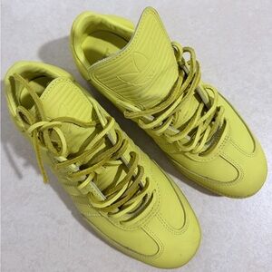 Adidas Neon Yellow Samba Humanrace
